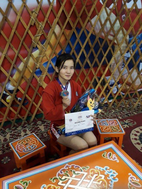 Азия чемпионатының күміс жүлдегері - Назым Алменова  біздің мақтанышымыз!