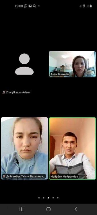 Мектебімізде  білім алушыларға  білім алуға деген мотивация беру үшін  жетістікке жеткен түлектерімізбен "Түлектер, біз сіздермен мақтанамыз" атты  онлайн кездесу өткізілді.