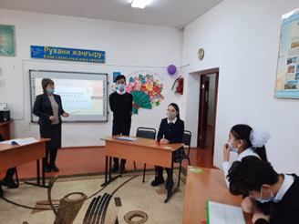 «Шындыққа жаны жақын Төлеген Қажыбай» тақырыбында 9-10 сынып оқушылары арасында  адалдық сағаты  акциясы өткізілді.