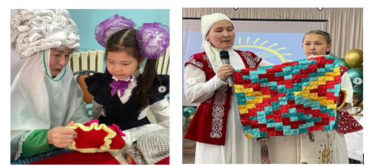 «Әжем үйреткен» тақырыбында  қол өнер байқауы өтті.